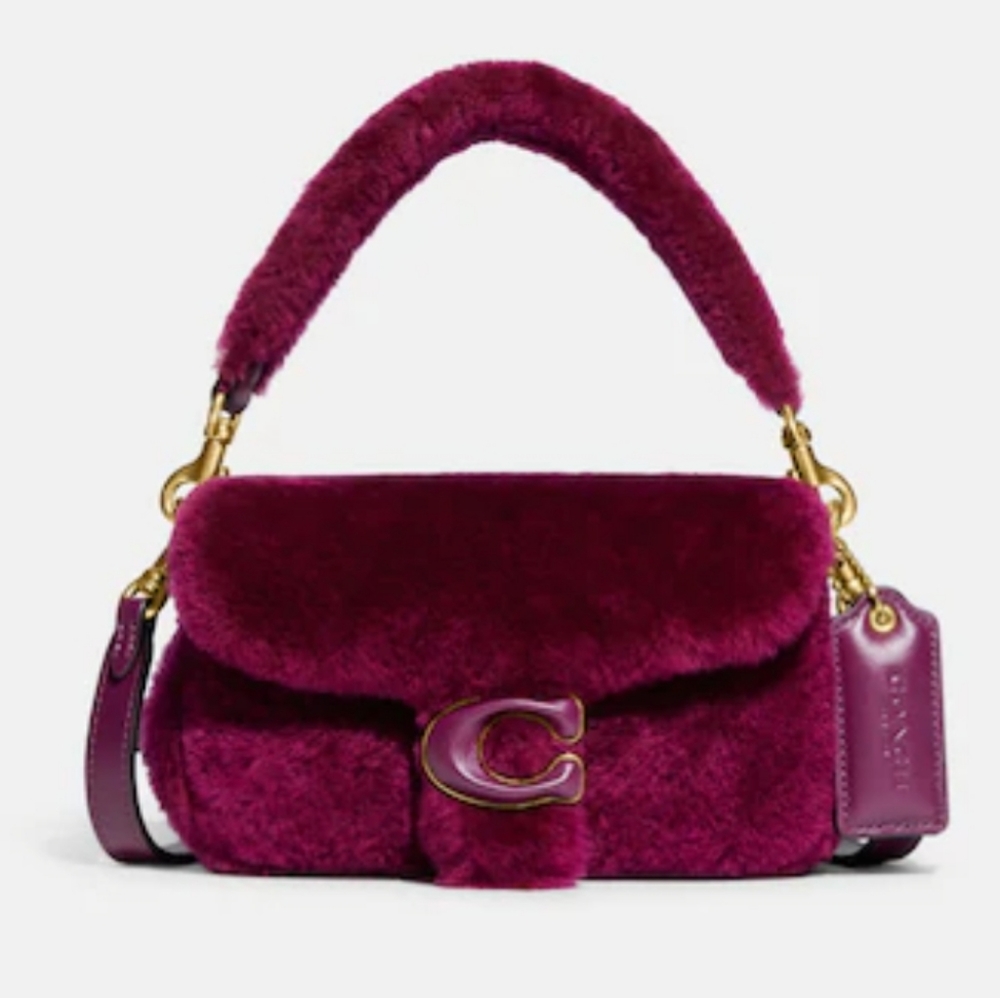 Coach Tabby Shearling Magenta